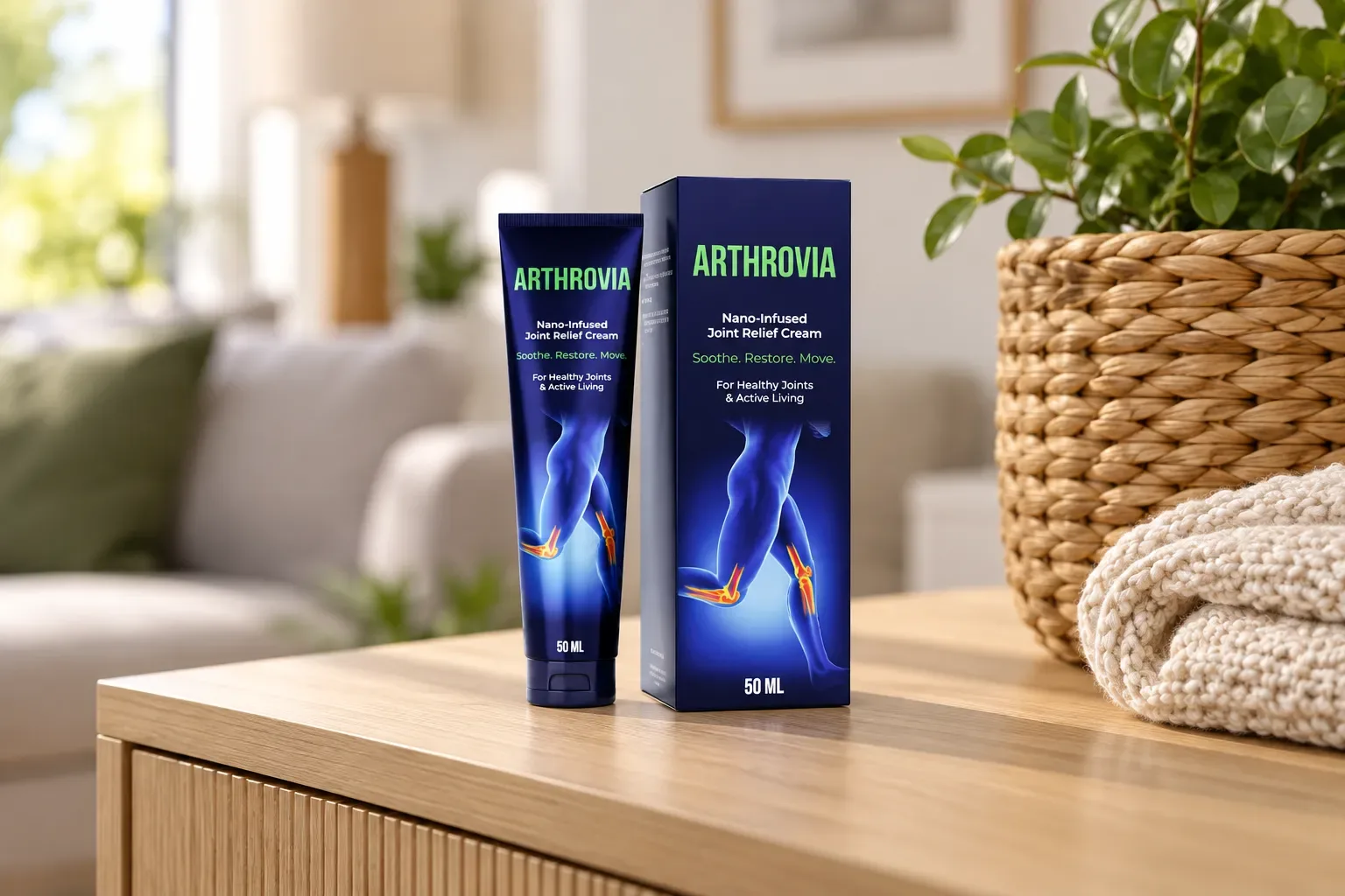 Arthrovia — le produit au quotidien