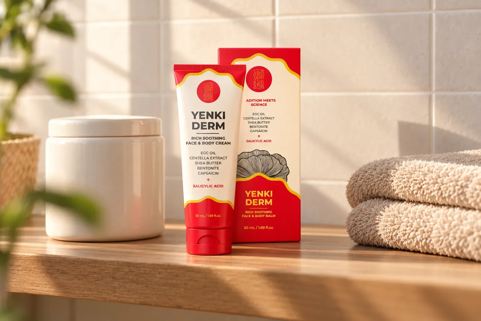 Yenki Derm — le produit au quotidien